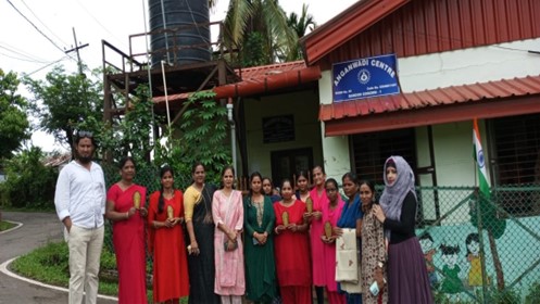 Celebration of Poshan Maah at Bird Line