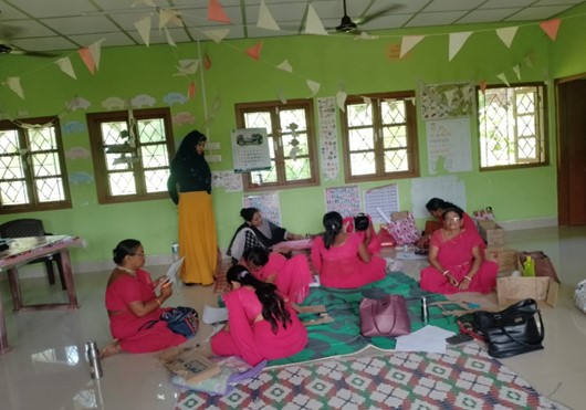 Created Model Anganwadi Centres at Shaheed Dweep 
