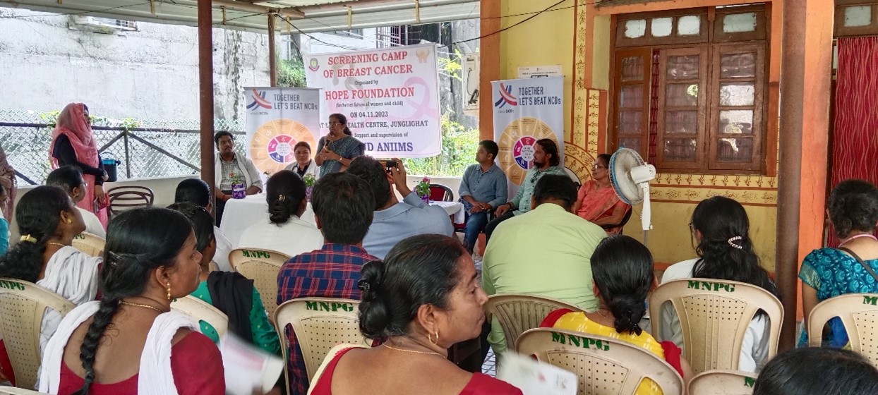 Screening camp of Breast Cancer in collaboration with Directorate of Health Services 
