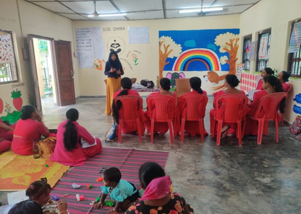 Training to Anganwadi Workers of Swaraj Dweep